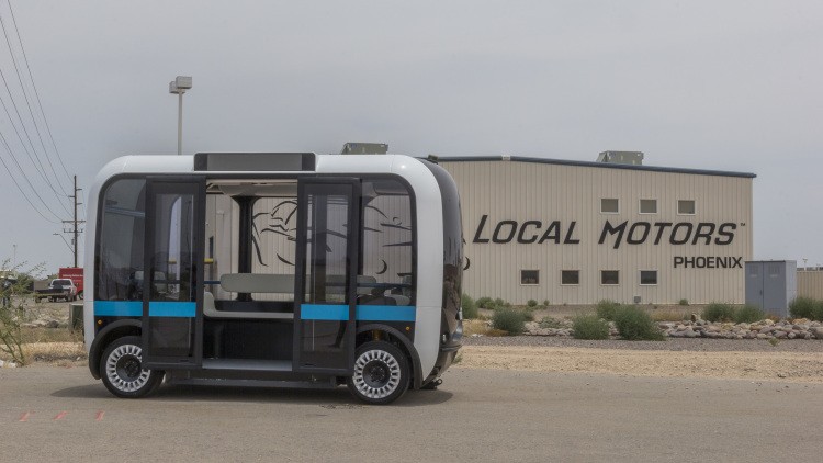 IBM与Local Motors合作推出自动驾驶电动汽车Olli