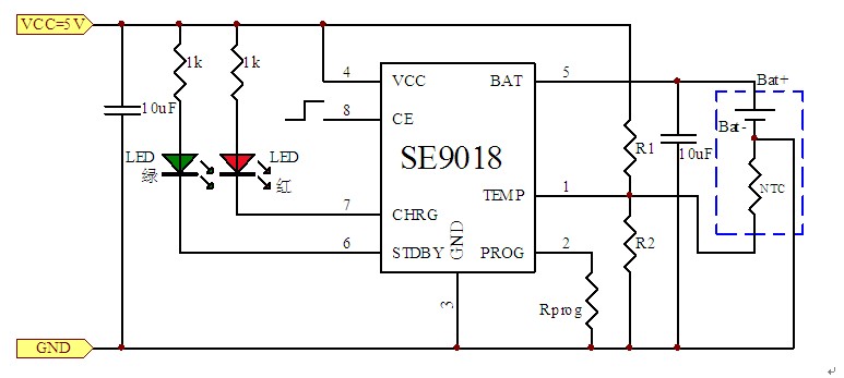 图3  SE9018典型应用电路
