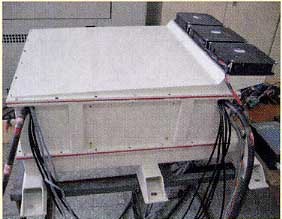 图2台架测试中的96V／80Ah电池系统