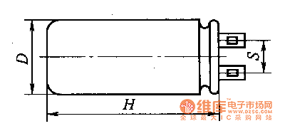 交流电动机用金属化聚丙烯电容器外形