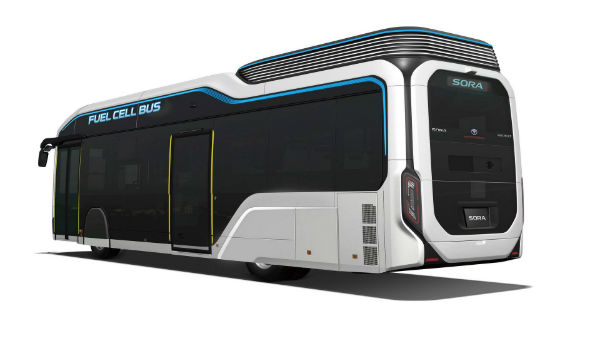 丰田Sora燃料电池概念巴士预告图 将亮相东京车展
