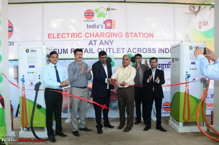 印度国家石油公司建国内首座电动汽车充电站
