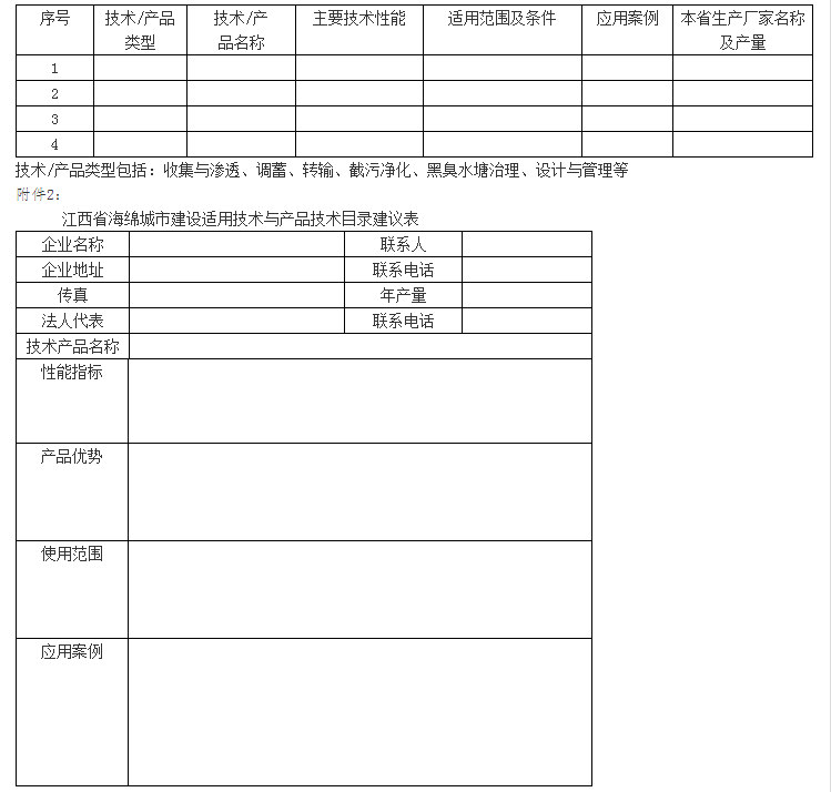 江西|公开征集海绵城市建设适用技术与产品技术目录