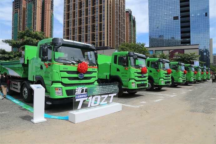 每年节省8.5万元 比亚迪纯电动泥头车开启规模化示范运营