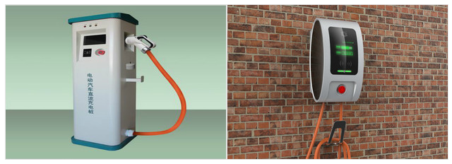 常見新能源純電動車的充電樁種類區(qū)別