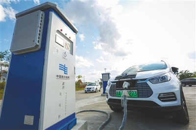 海南省今年将建4万个汽车充电桩