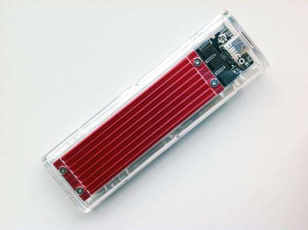 高颜值、高速率透明版ORICO NVME M.2固态硬盘盒测评