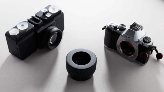 采用立体光刻技术的3D打印相机镜头