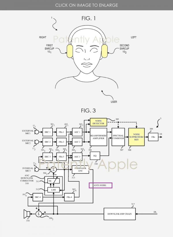 苹果获耳机专利，头戴式降噪耳机或年内发布