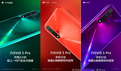 销量人气双丰收！华为nova5 Pro携人像超级夜景自拍成最大赢家