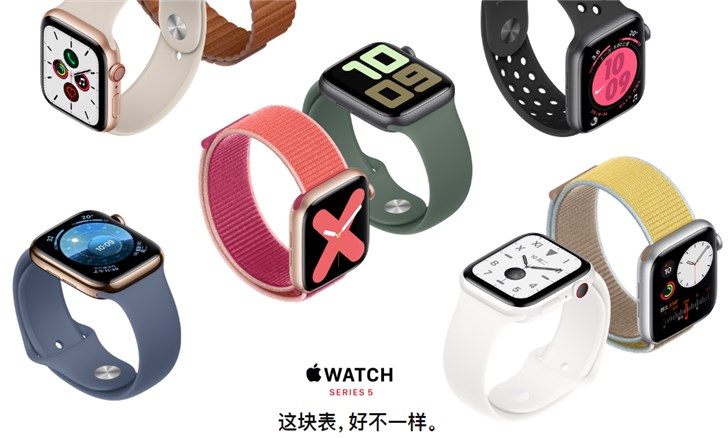 苹果Apple Watch Series 5详解：S5处理器+LTPO OLED全天候视网膜显示屏