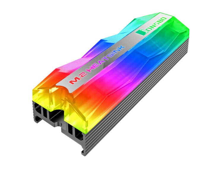 乔思伯推出RGB固态硬盘散热器：支持灯效同步，售价60元