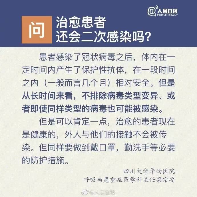 有用！治愈患者會二次感染嗎？如何區(qū)分感冒流感和新冠病毒肺炎？