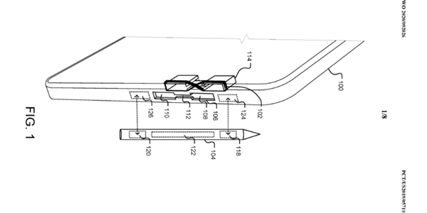 专利显示微软Surface触控笔将支持边框吸附充电：告别9号电池