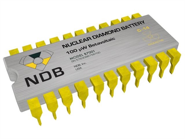 新能源初创企业NDB完成纳米金刚石电池概念验证测试：使用期可达2.8万年