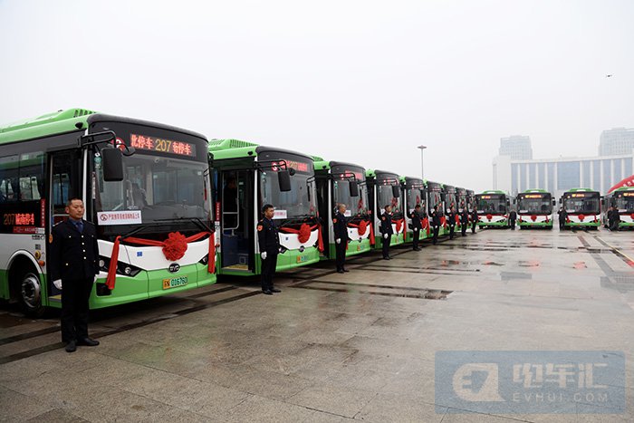 比亚迪纯电动公交车首投泗阳，绿色公交再添新动能
