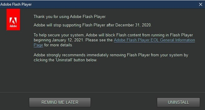 Windows 10：再见了，Flash Player！