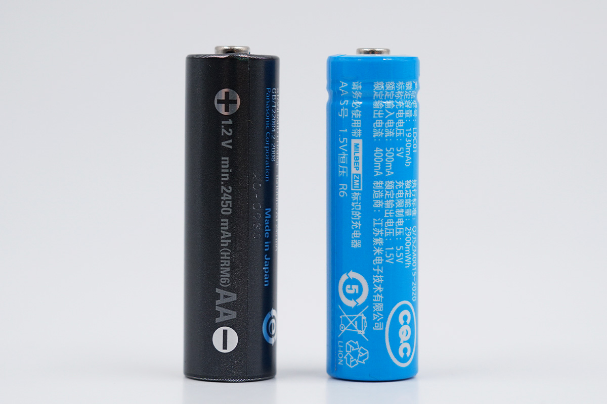 一文看懂可循环充电的AA锂电池和镍氢电池的区别，你会选择哪一款？