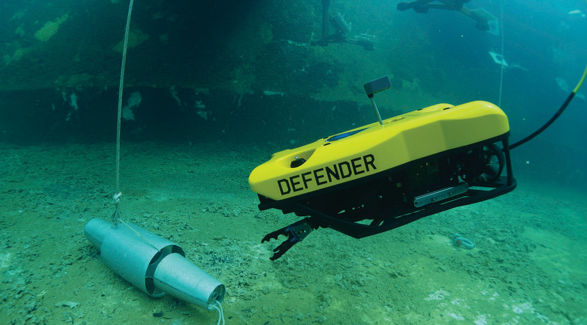 水下机器人 (rov) 是维持安全,支持打捞工作和揭开海洋秘密最安全,最