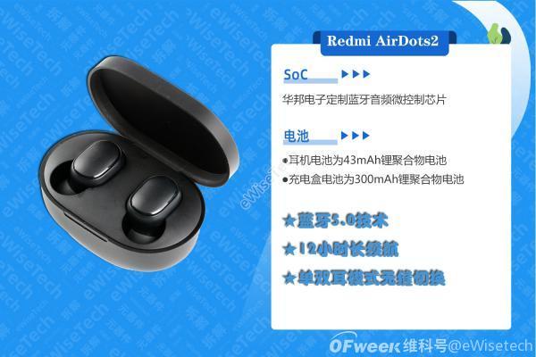 E拆解：不仅外观相似，Redmi AirDots2的蓝牙Soc也与上代类似