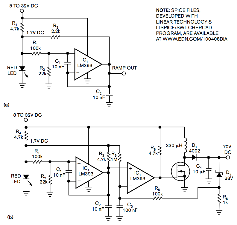 PWM 斜坡發(fā)生器的電路圖