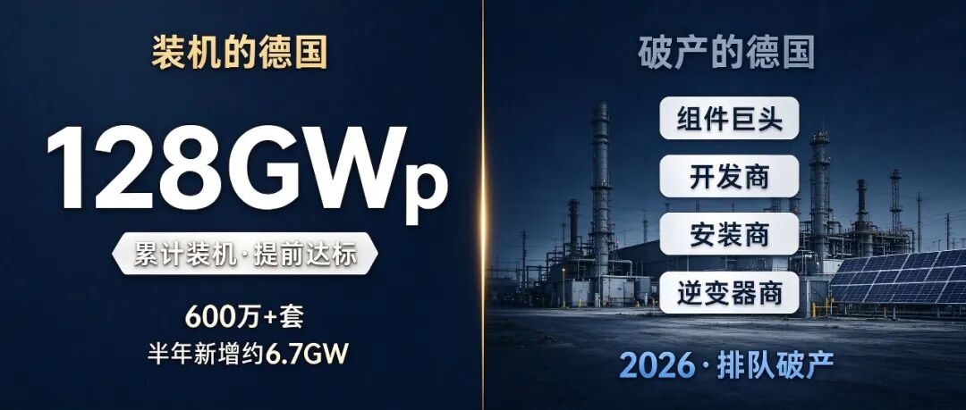 装机的德国 vs 破产的德国