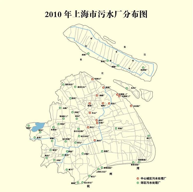 多图回顾上海排水行业发展史 | 污水处理厂从9座到51座 污水处理能力